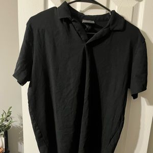 Mens black H&M polo